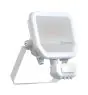 Ledvance Led-Scheinwerfer Aluminium Weiß 17W 2200lm 100D - 830 Warmweiß | IP65 - Bewegungs- Und Lichtsensor - Symmetrisch